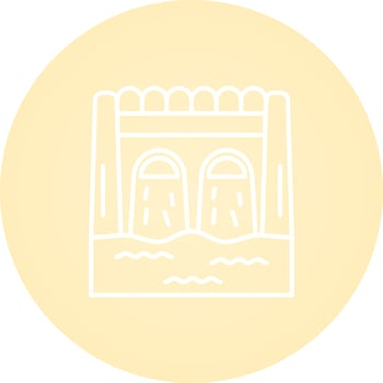 Dam Vector Icon