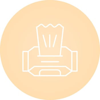 Wet Wipes Vector Icon