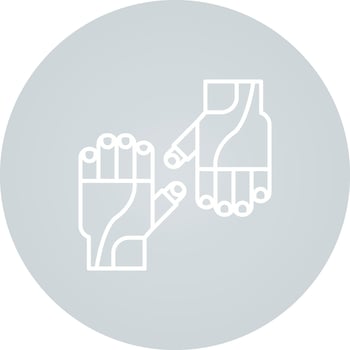 Cycling Gloves Vector Icon