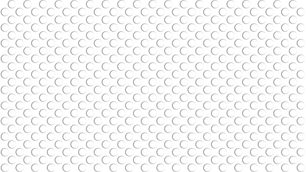 Flat embossed white round texture. Abstract background design template. Realistic rendition. Golf ball seamles pattern. vector