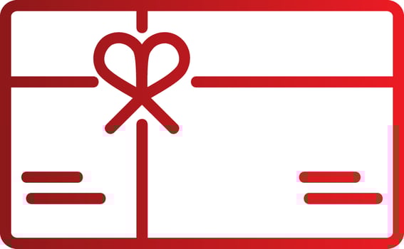 Gift Card Vector Icon