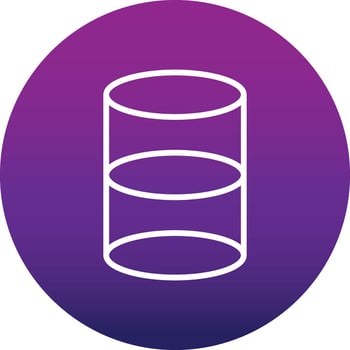 Cylinder Vector Icon
