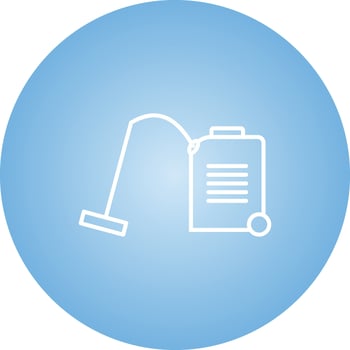 Unique vacuum Cleaner Line Vector Icon