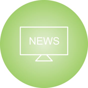 Unique National News Vector Line Icon