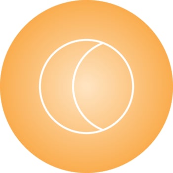 Unique Moon Vector Line Icon
