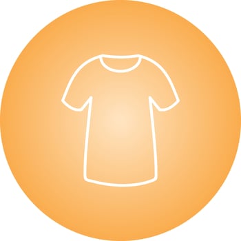 Unique T Shirt Vector Line Icon