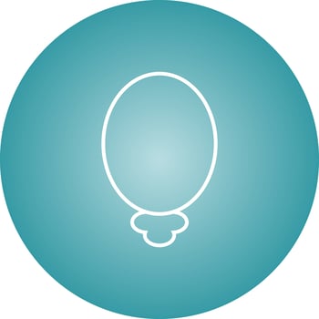 Unique Mirrors Vector Line Icon