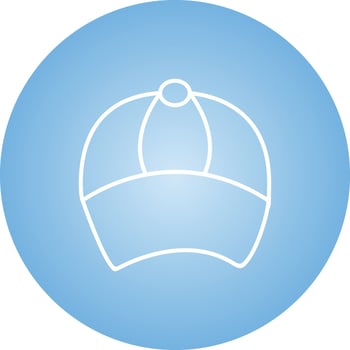 Unique Cap Vector Line Icon