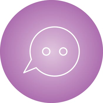 Unique Message Bubbles Vector Line Icon