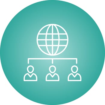 Unique Web Client Server Vector Line Icon