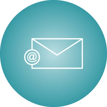 Unique Email Vector Line Icon