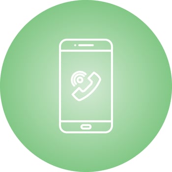 Unique Call On Speaker Vector Line Icon