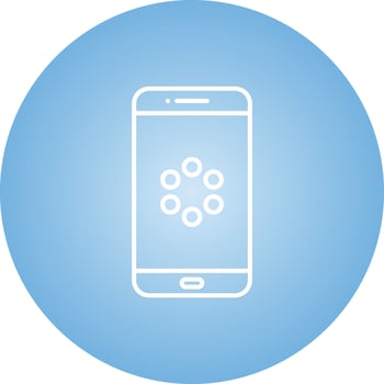 Unique Watch Synchronization Vector Line Icon