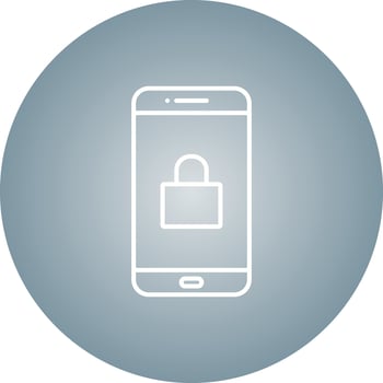 Unique Locked Account Vector Line Icon