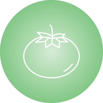 Unique Tomato Vector Line Icon