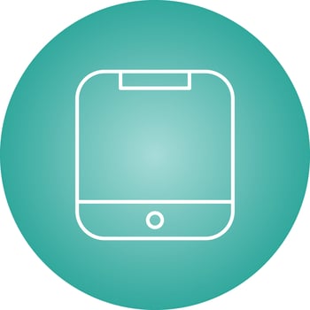 Unique Smart Device Vector Line Icon