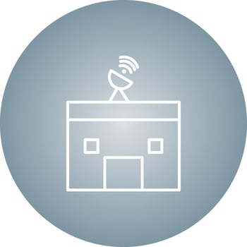 Unique News Station I Vector Line Icon