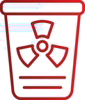 Toxic Waste Vector Icon