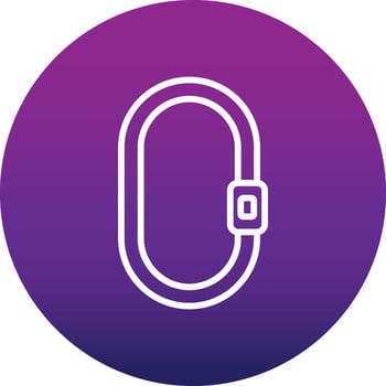 Carabiner Vector Icon