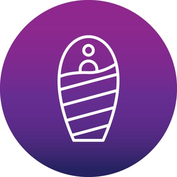 Sleeping Bag Vector Icon