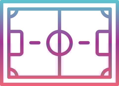 Football Field Vector Icon