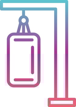 Punching Bag Vector Icon