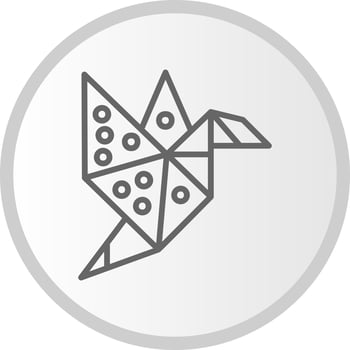 Origami Vector Icon