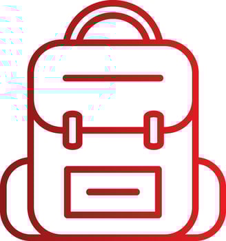 Backpack Vector Icon