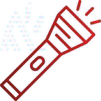 Flashlight Vector Icon