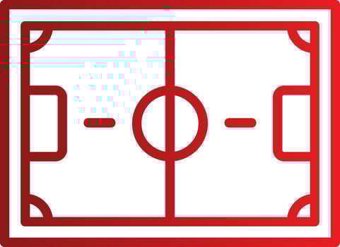 Football Field Vector Icon