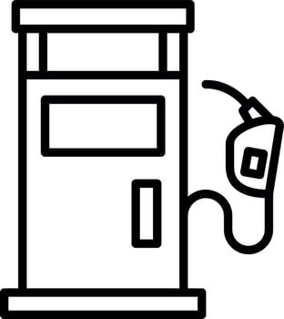 Fuel Station Vector Icon Design