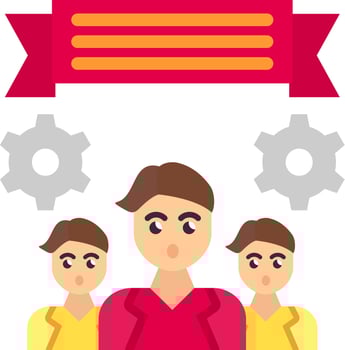 Teamwork Vector Icon Design