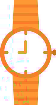Wrist Watch Vector Icon Design