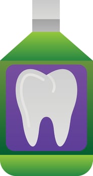 Mouthwash Vector Icon Design