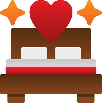 Bed Vector Icon Design
