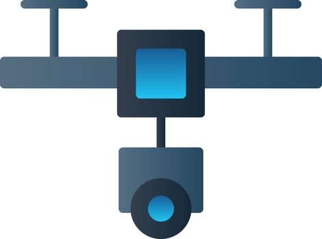 Drone Vector Icon Design