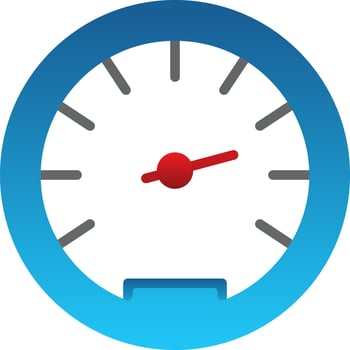 Speedometer Vector Icon Design