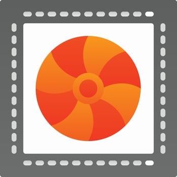 Francis Turbine Vector Icon Design