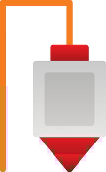 Plumb Bob Vector Icon Design