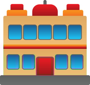 Mansion Vector Icon Design