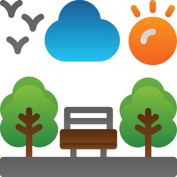 Park Vector Icon Design