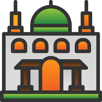 Mosque Vector Icon Design