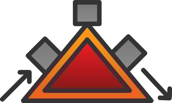 Potential Energy Vector Icon Design