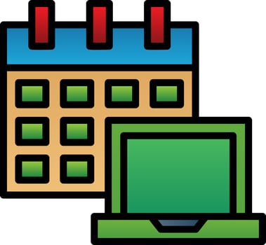 Laptop Vector Icon Design