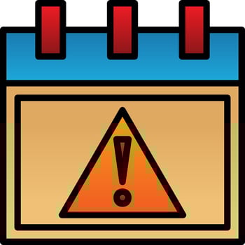 Alert Vector Icon Design