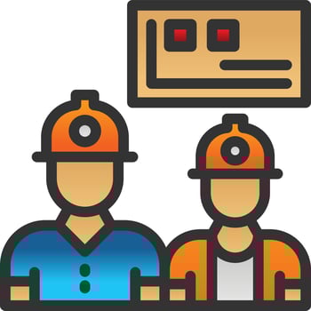 Contractor Vector Icon Design