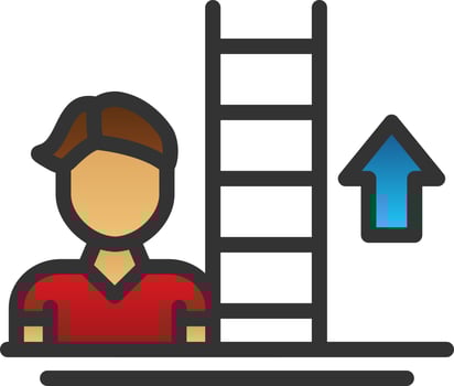 Ladder Vector Icon Design