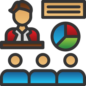 Meeting Vector Icon Design