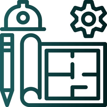Civil Engenineering Vector Icon Design