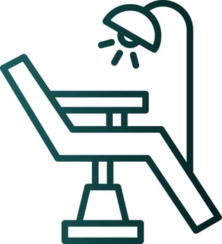 Dentist Chair Vector Icon Design